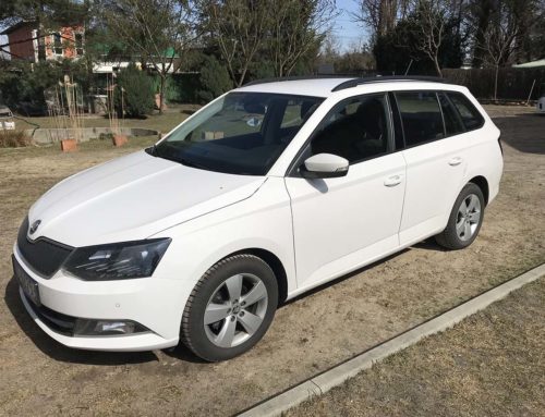 SKODA FABIA BIAŁA